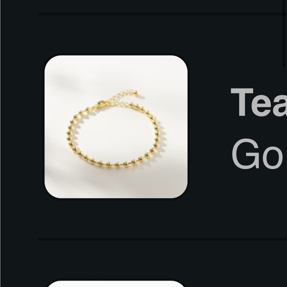 Uncommon James Gold Beaded Teaser Bracelet - Picture 2 of 3